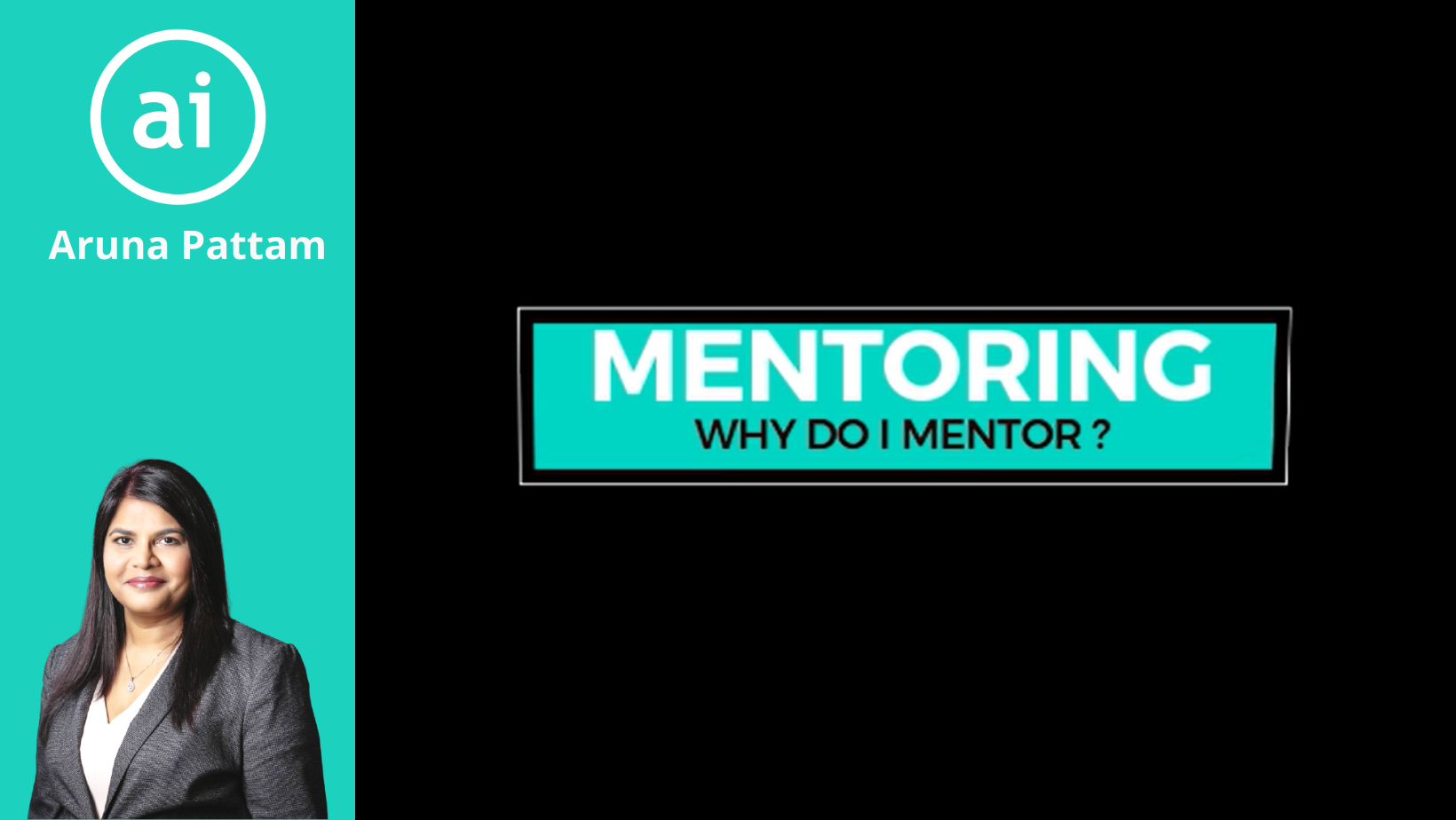 Mentorship – Why Do I Mentor?